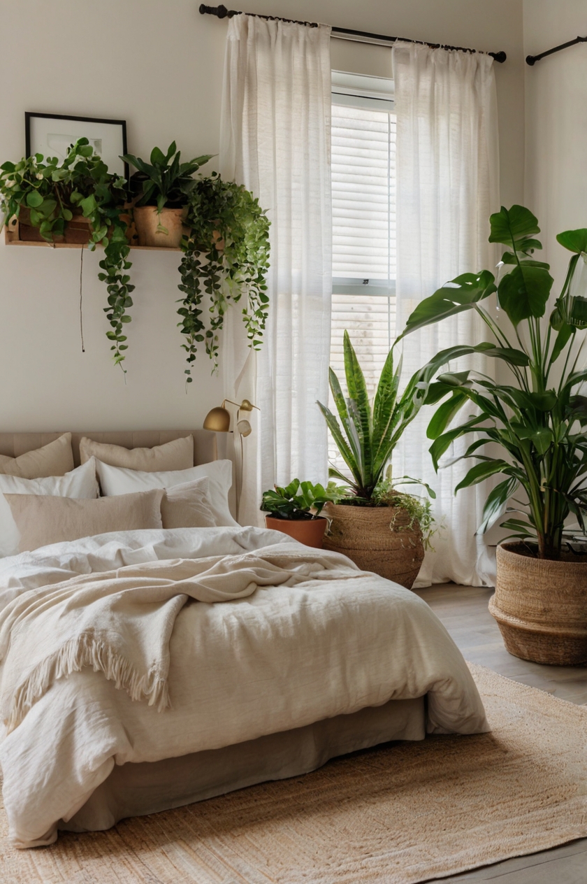 Stunning Natural Elements Apartment Decor Ideas image